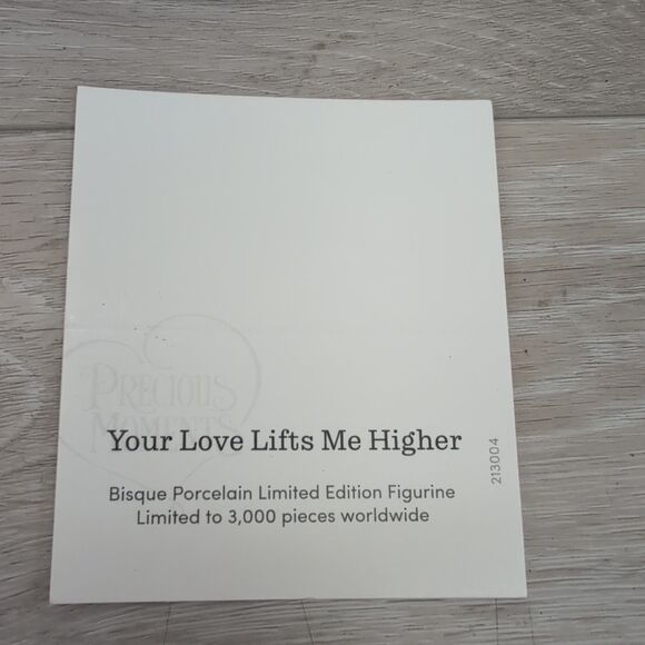 Precious Moments Your Love Lifts Me Higher Limited Edition Figurine 213004 New - Picture 9 of 15